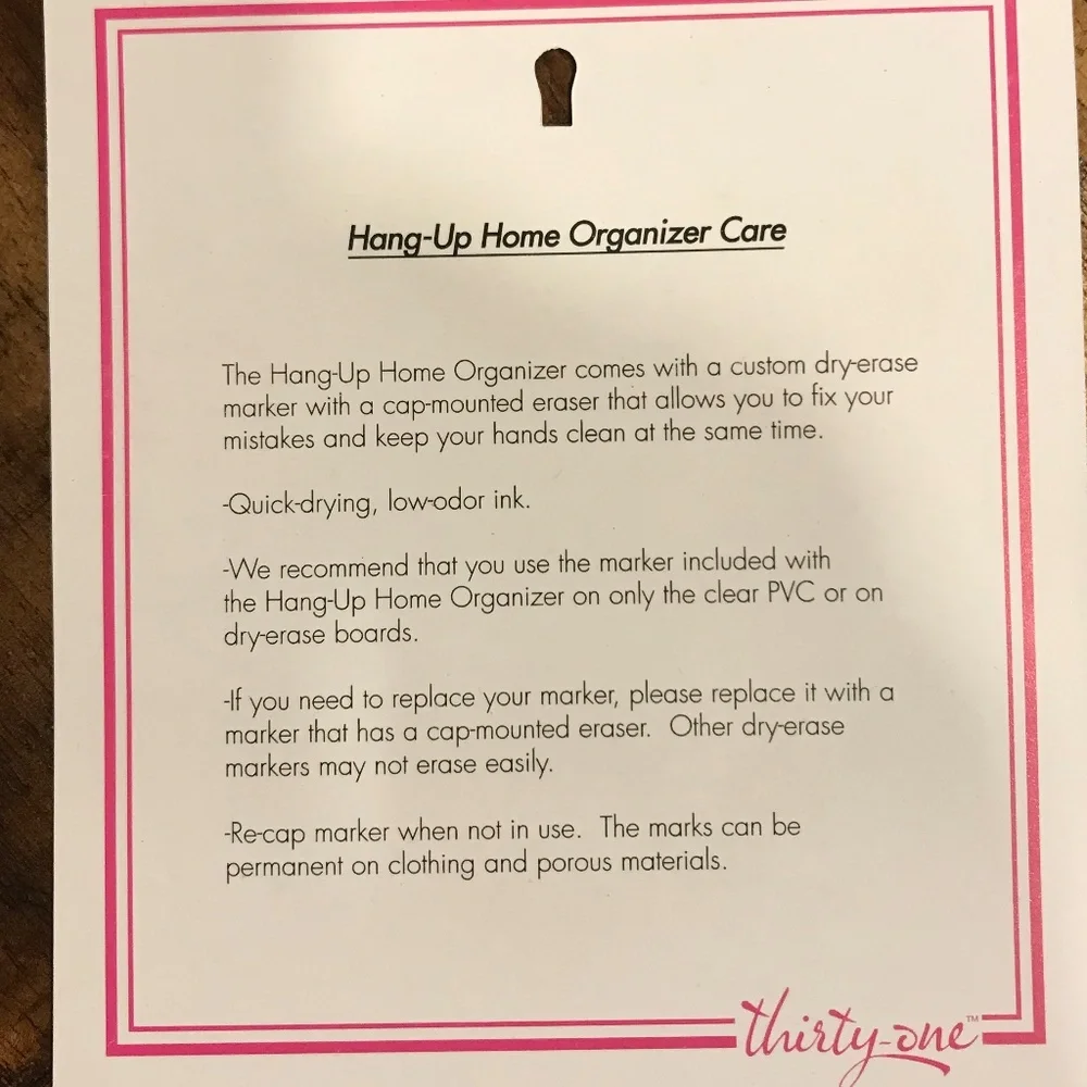 thirty-one Brand Hang-Up Home Organizer